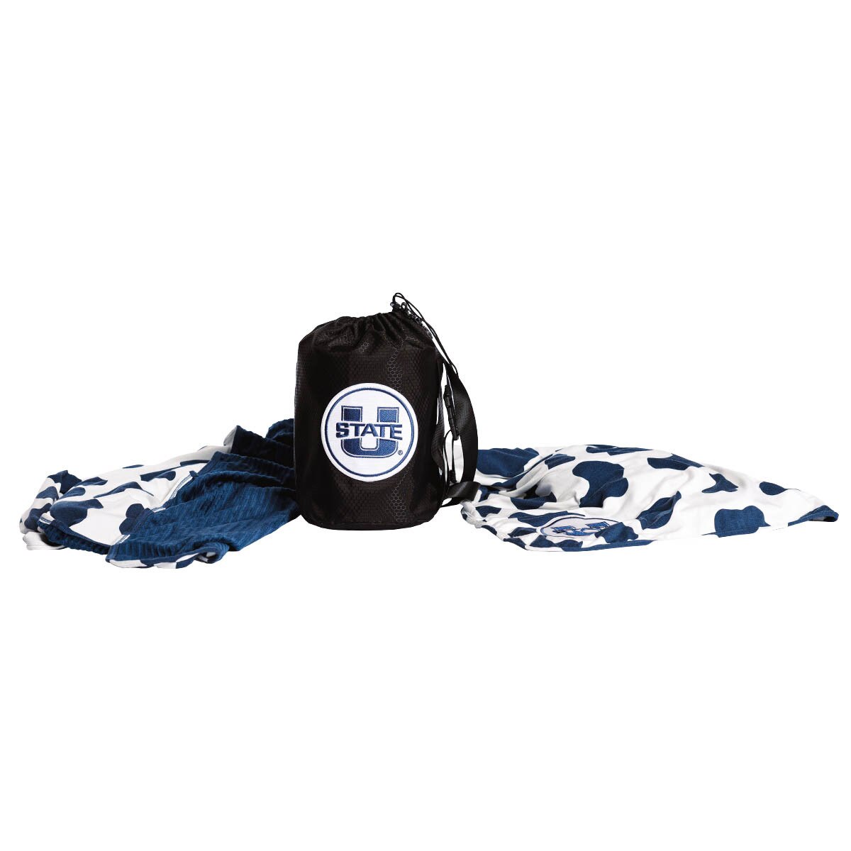 Beddy's on the go cow print blanket